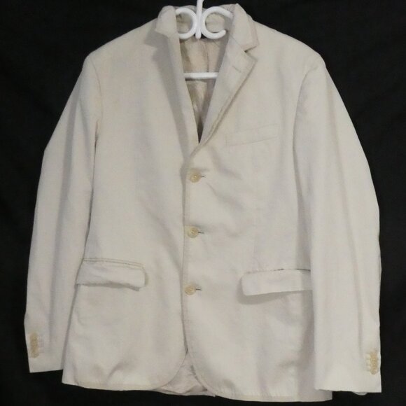 Y2K | BANANA REPUBLIC | 40 R/S regular / short | Beige Classic Tailored Blazer - Picture 1 of 15